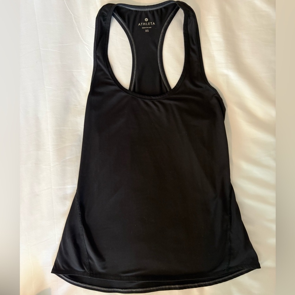 Athleta Women's Sleek Black Tank Top